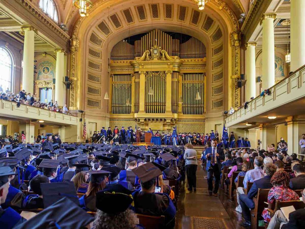 Graduation at Yale University