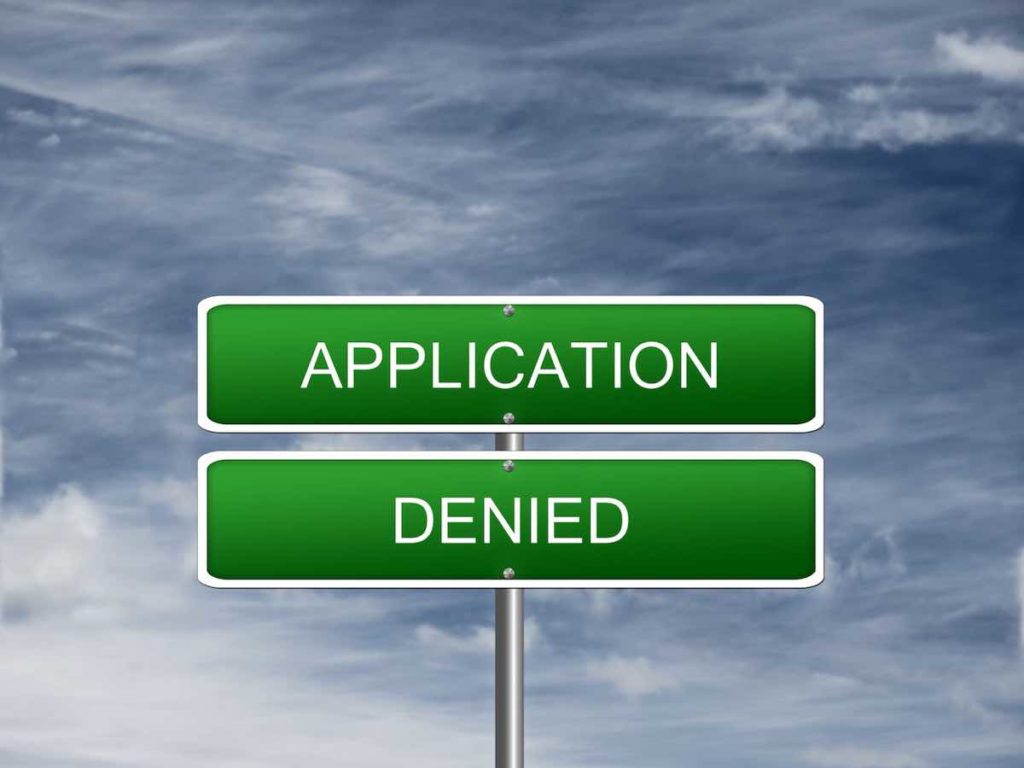 Application denied