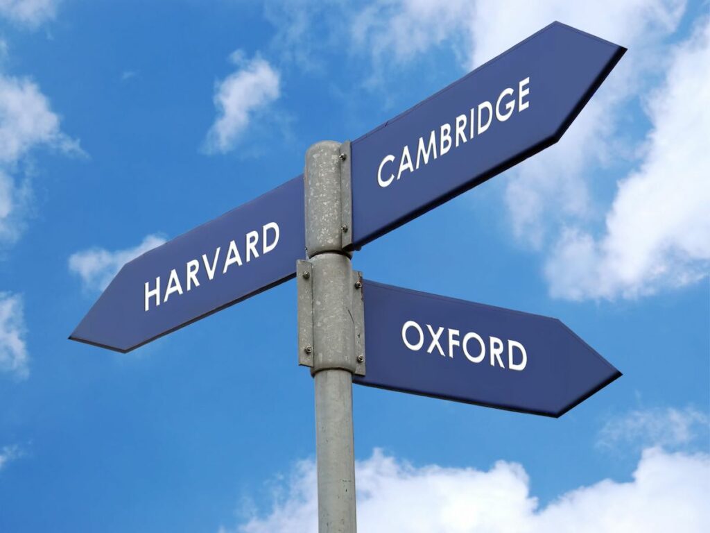 Harvard vs Oxford