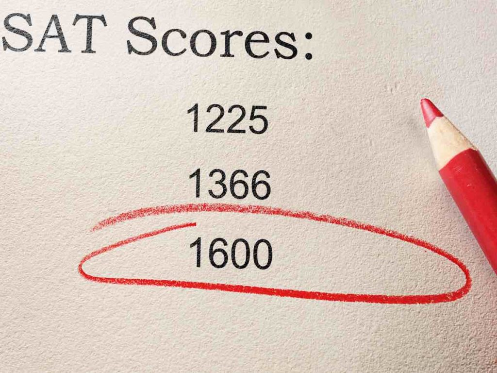 sat score 1600