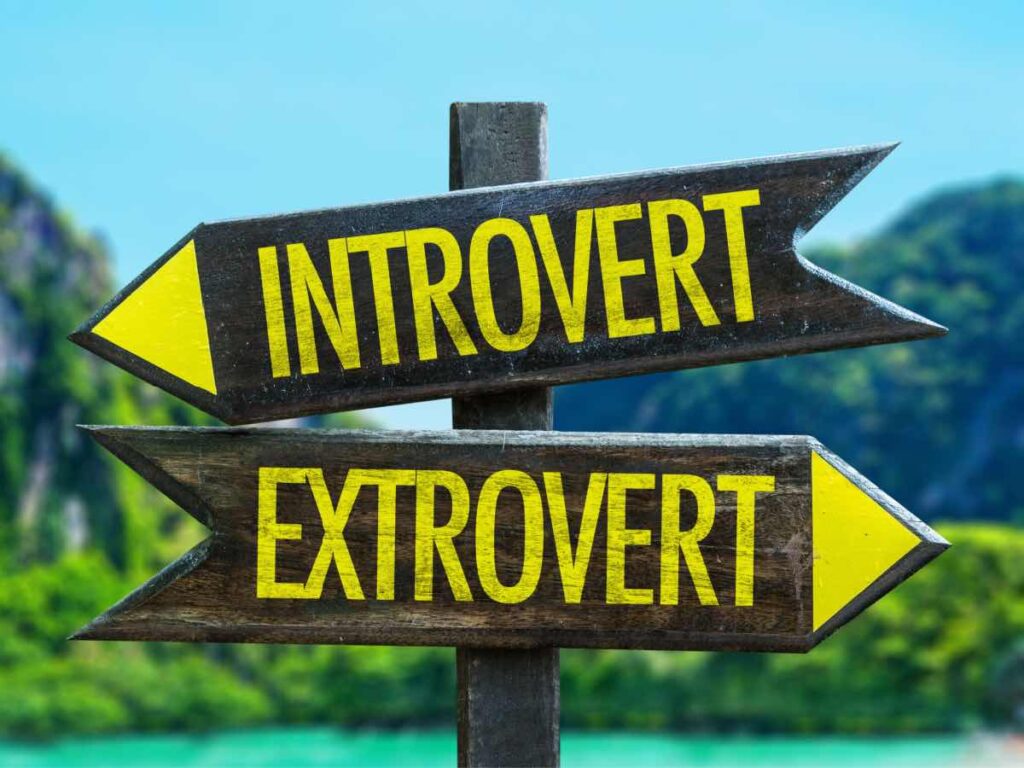 introvert vs. extrovert