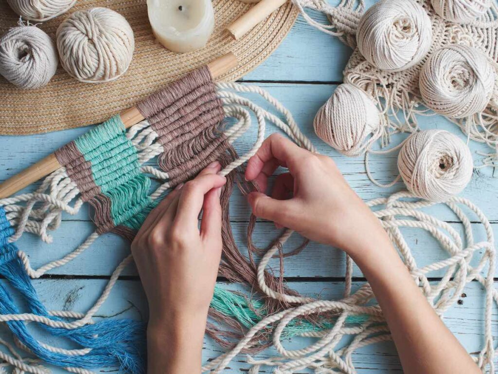 knitting hobby