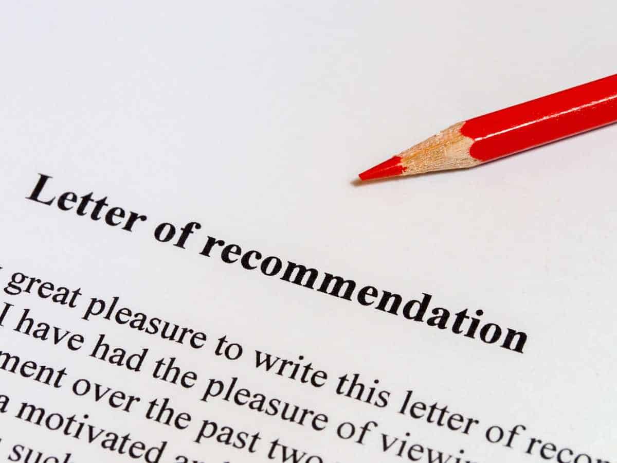 letter of recommendation