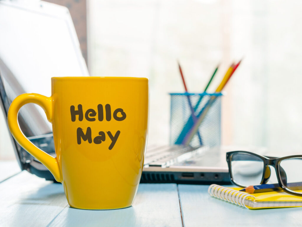 Hello May mug