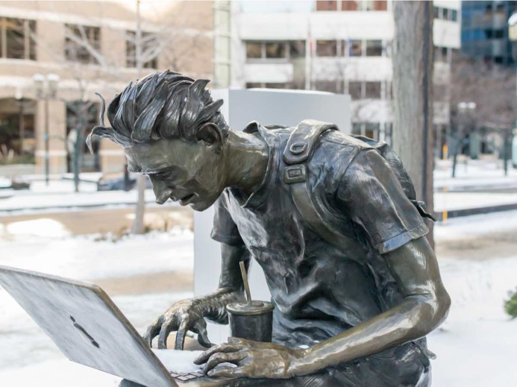 McGill University Student Statue