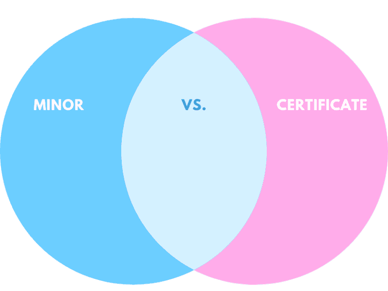 Minor vs. Certificate: Key Differences
