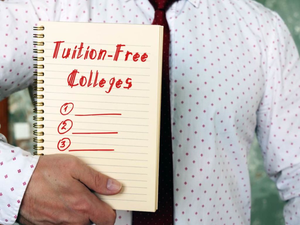 tuition free colleges
