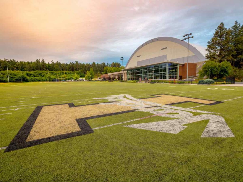 U of Idaho, Kibbie Dome practice field