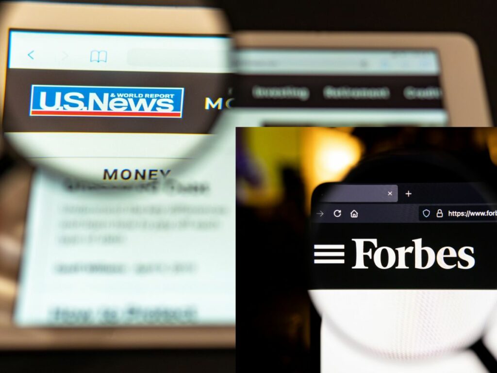 US News vs. Forbes